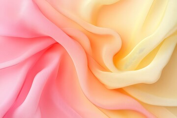 Obraz premium A gradient pastel banner with smooth transitions from light pink to soft yellow for abstract styling.