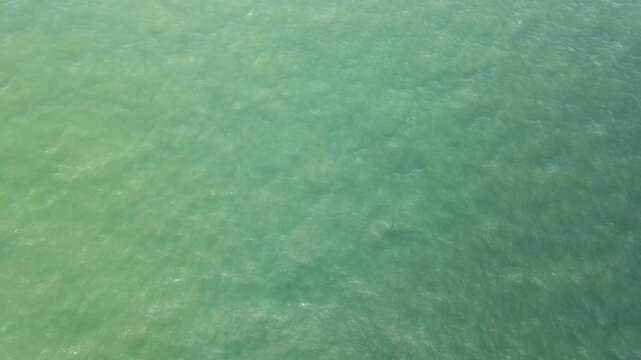 Offshore Botany Bay. High aerial bird's eye drone footage of sea. Slowly moving forwards. 14 of 14