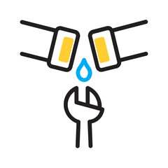 Vector multicolor icon for Repairing