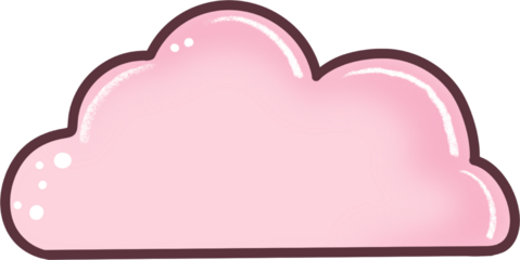 cute cloud watercolor ,clipart, doodle, Hand drawn, clipart ,png ,illustration	