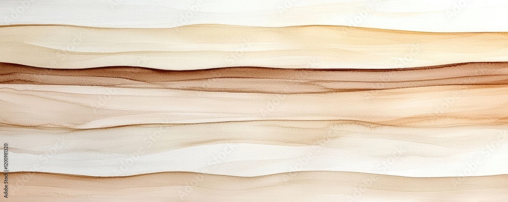 Poster neutral watercolor concept. elegant abstract layers in neutral tones for artistic and design project