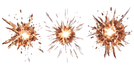 Power Blast Comic Action Effects Collection for Design Generative AI