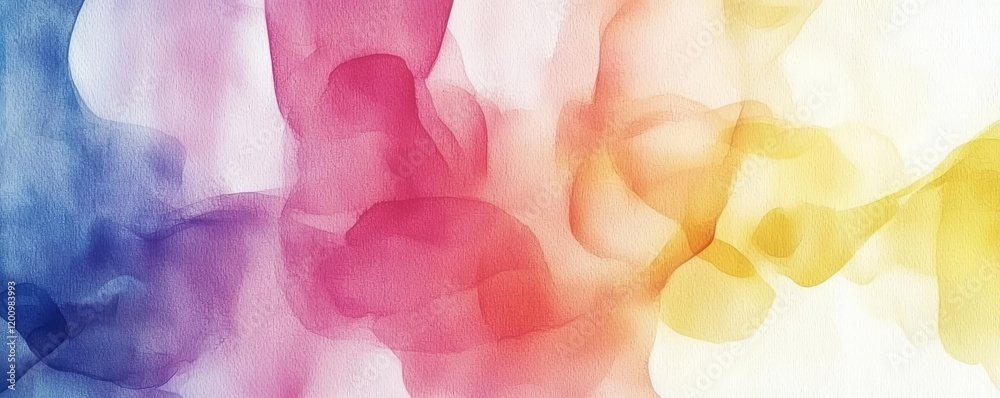 Poster playful watercolor concept. abstract colorful smoke background with vibrant hues and ethereal patter