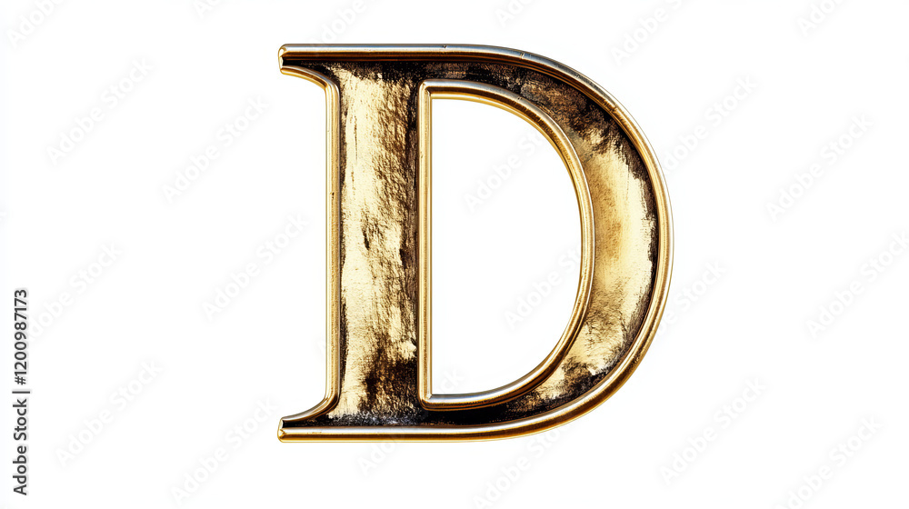 Fototapete set of alphabet symbols and elements of letter d - also as emblem, such a logo. jpeg version also av
