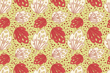Tropical Fabric Background
