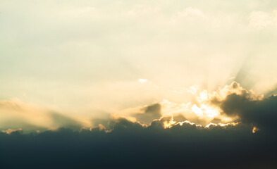 The Tyndale effect appears in the sky