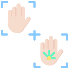 Fototapeta premium Spatial Filtering Flat Icon