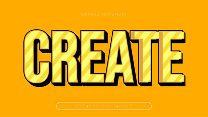 create gradient text effect editable modern typography vector
