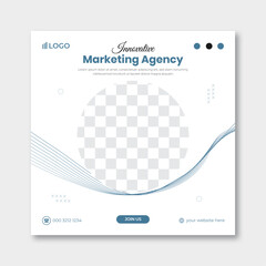 Business promotion social media post design