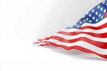 Fototapeta premium American Flag Symbol Background, Generative AI