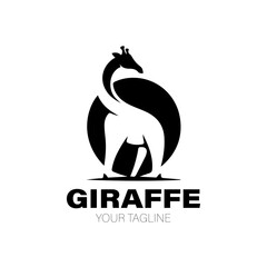 Giraffe Logo. Giraffe Logo Design. Giraffe Logo Brand. Giraffe Logo Vector Design Isolated on White Background