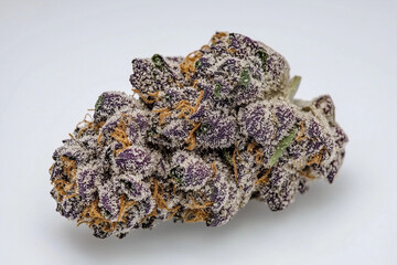 Cannabis isolated on a white background