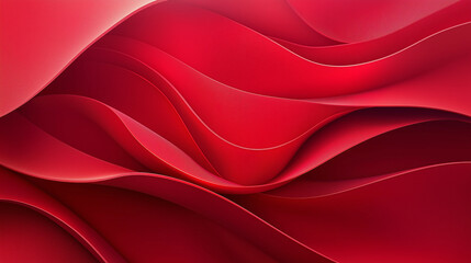 Obraz premium Dynamic Red Energy Wave Background – Vibrant and Eye-Catching Design