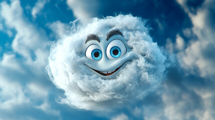 Cartoon tornado character, storm whirlwind, twister cyclone or hurricane with vector funny face. Weather cartoon character, cute wind cloud or typhoon emoji, comic tornado wind smile with eyes