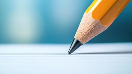 Pencil with Paper Icon A hand holding a pencil writing on a lined notepad, representing note taking, journaling, or creative writing.