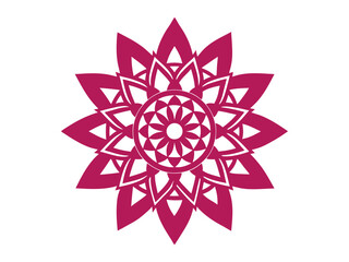 Mandala art design vector illustration