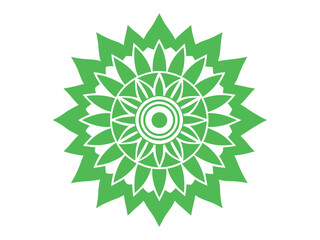 Mandala art design vector illustration