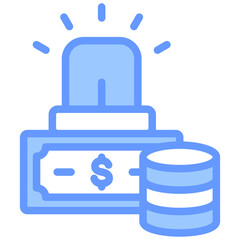 Emergency Fund Blue Icon