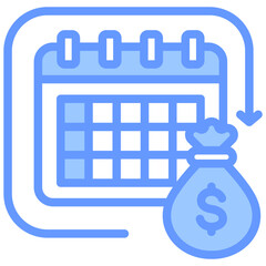 Annuity Blue Icon