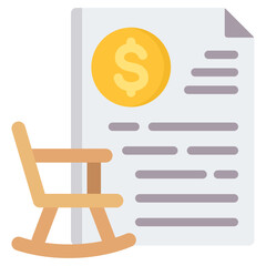 Retirement Flat Icon