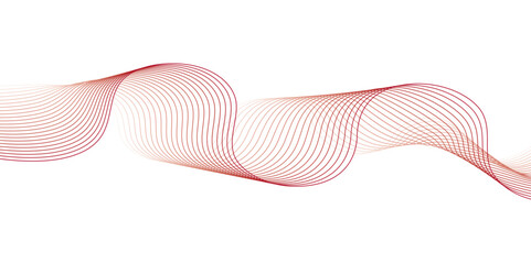 Fototapeta premium Modern abstract glowing wave background. Dynamic flowing wave lines design element.