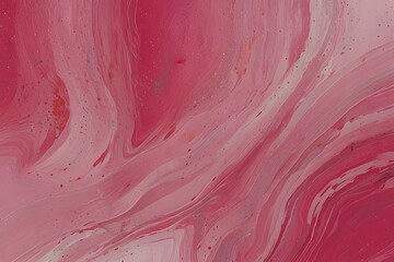 Pink paint on a canvas Generative AI