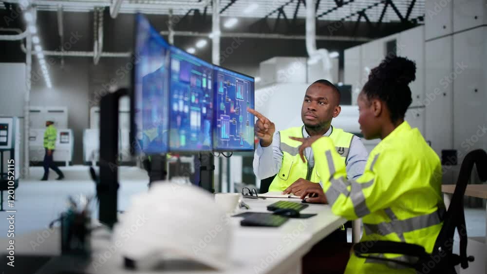 Poster Engineer Operators Using Scada System