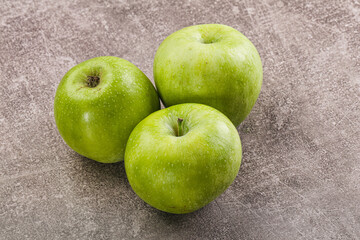 Sweet and juicy green apple