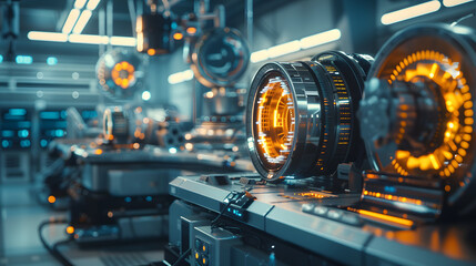 AI-powered predictive maintenance system in a higtech