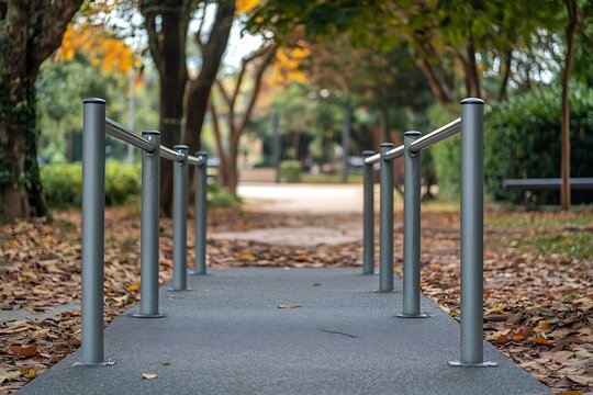 a set of parallel bars