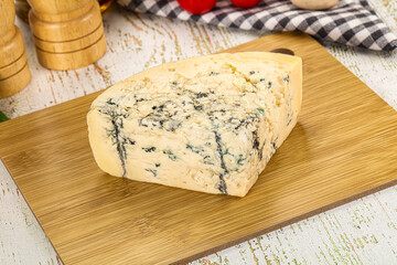 Gourmet blue cheese with mold