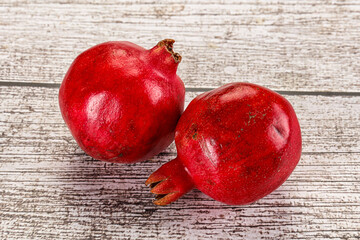 Fresh sweet juicy pomegranate fruit
