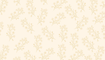 Flower pattern wrapper background design