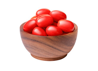 bowl of tomatoes isolated