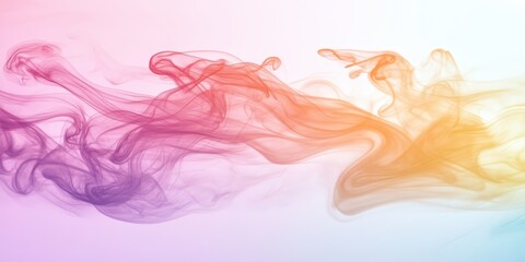 Fototapeta premium Abstract Colorful Smoke Swirls Flowing Gracefully