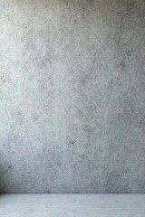 Fototapeta premium Smooth, uniform grey concrete wall surface clean backdrop , neutral, simple