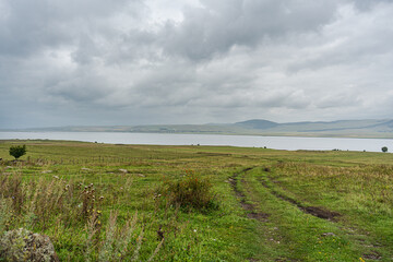 Rural road in the countryside of Georgia