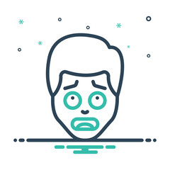 Mix icon for anxious