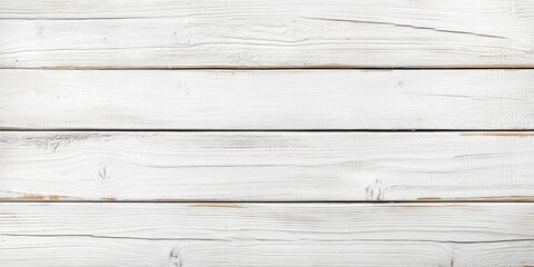 Obraz premium Vintage white timber texture background with smooth planks arranged horizontally, ideal for summer-themed copy space and design projects.