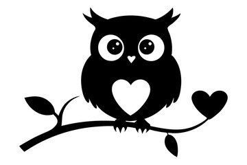 two owls sitting on a branch