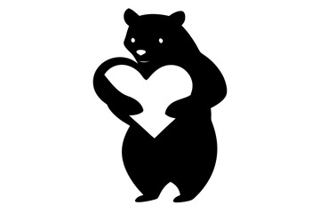bear and heart