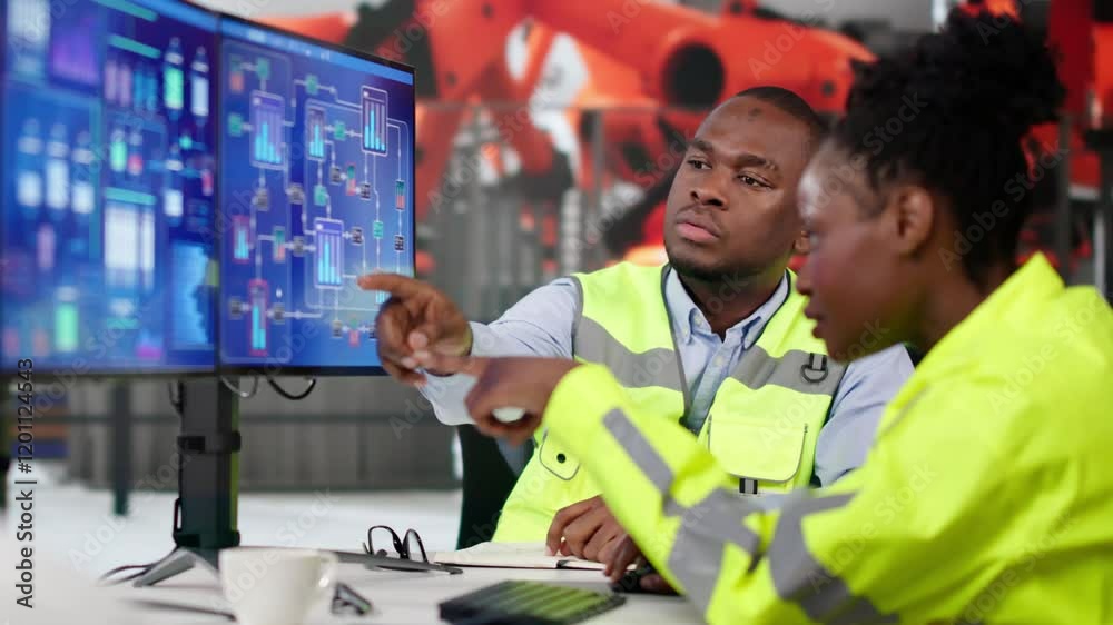 Poster Engineer Operator Using Scada System