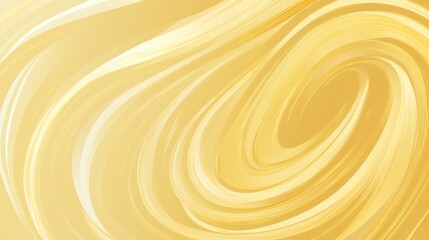 Golden Abstract Swirl Background Design - Elegant Abstract Art