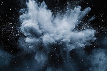 A dynamic loop of particles exploding outward and fading smoothly, perfect for intros or transitions.