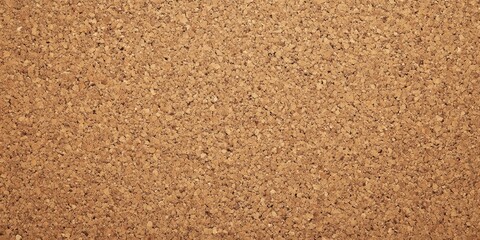 Brown cork board texture with a uniform surface, featuring a warm earthy tone and subtle variations, ideal for background or bulletin use.
