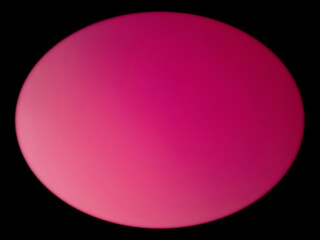 Glossy pink sphere illustration of a round bubble shape
