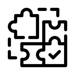 Puzzle Piece line icon