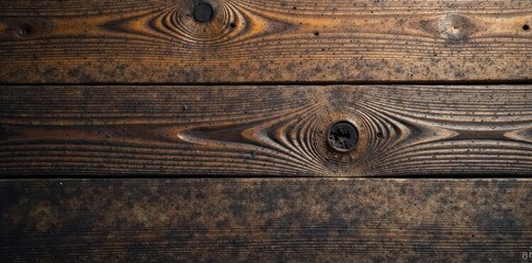 Deeply textured, weathered wood beam; knot detail , surface, rustic background