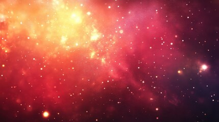 Colorful cosmic nebula with stars seen in deep space during a clear astronomical event