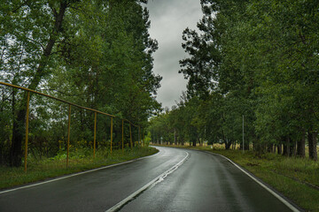 Fototapeta premium Road in the Caucasus mountains of Georgia